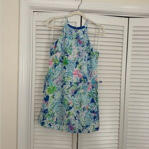 Lily Pulitzer Pearl Romper — Coastal Blue